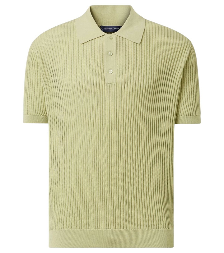 Photo: Frescobol Carioca Vidal cotton-blend polo sweater