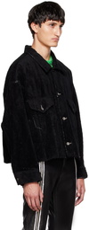 Doublet Black Raw Edge Jacket