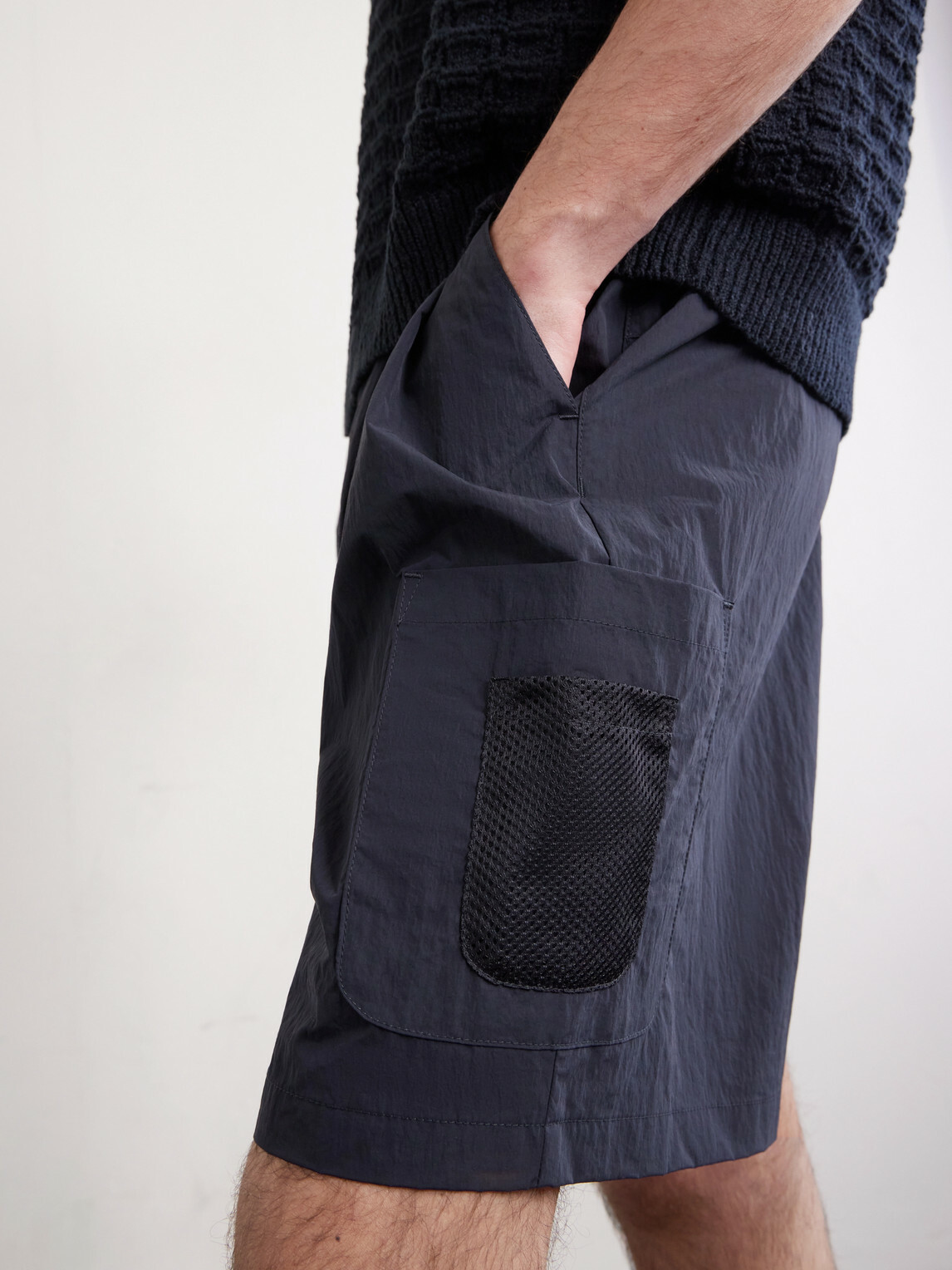 A Kind Of Guise - Quito Straight-Leg Shell Drawstring Shorts - Black