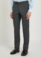 Emporio Armani Checked Wool Suit Grey
