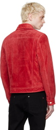 Haulier Red Concorde Leather Jacket
