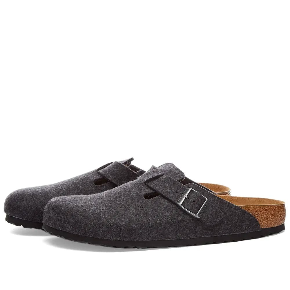 birkenstock boston cocoa wool