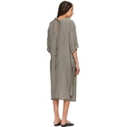 Sara Lanzi Black and White Check Balloon Sleeve Dress