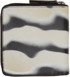 Dries Van Noten Beige & Black Len Lye Edition Printed Wallet