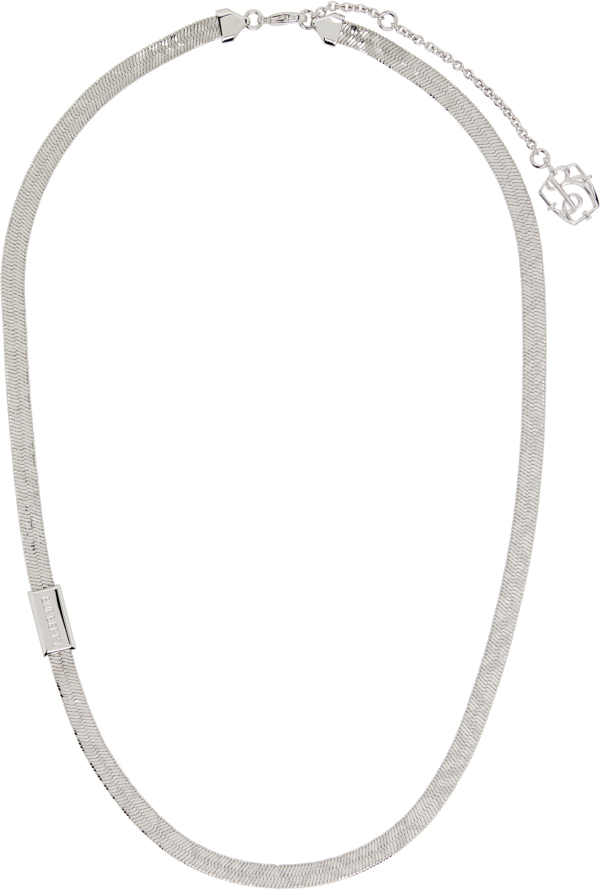 Burberry Engraved Check Necklace​