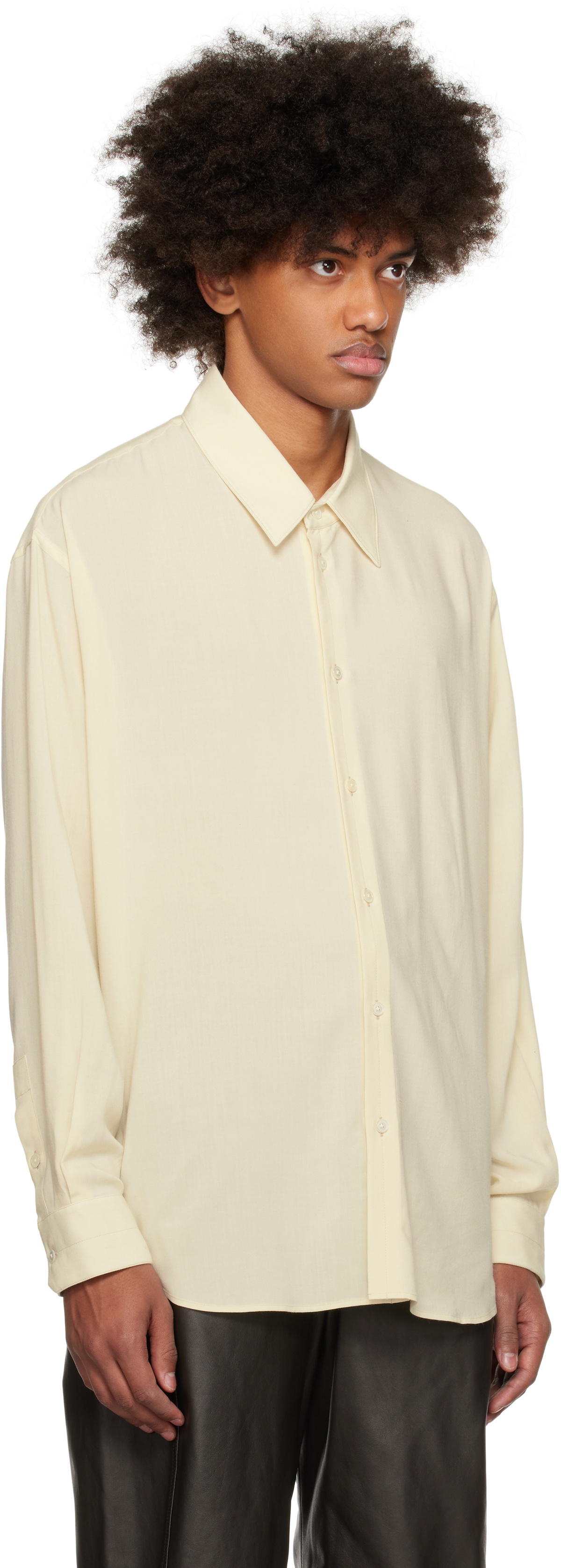 LEMAIRE Off-White Relaxed Shirt Lemaire