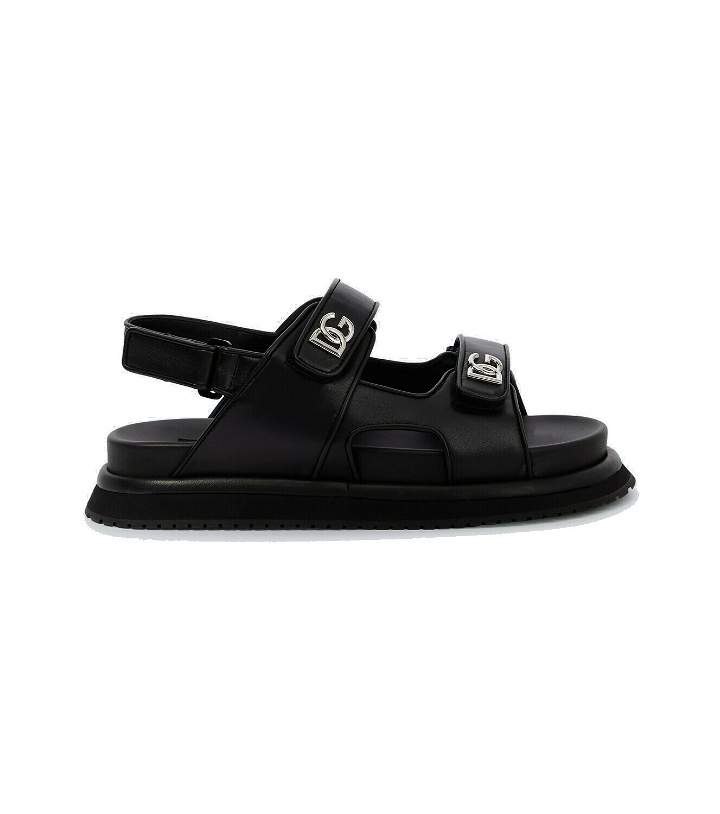 Photo: Dolce&Gabbana - Embellished leather sandals