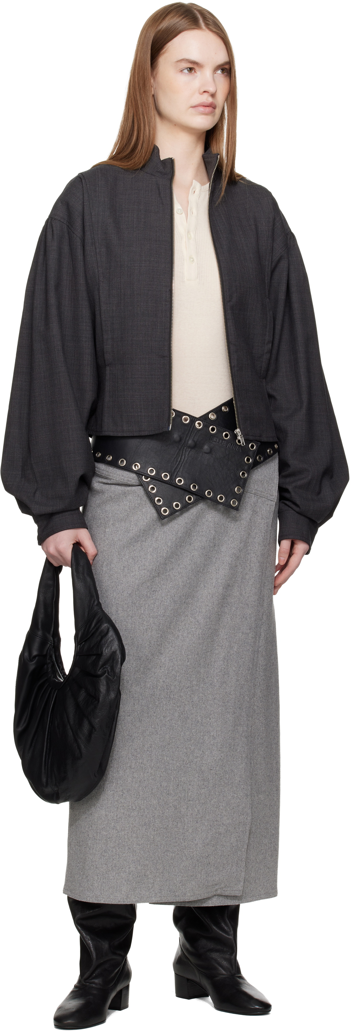 Belle Anna SSENSE Exclusive Black Dilara Belt