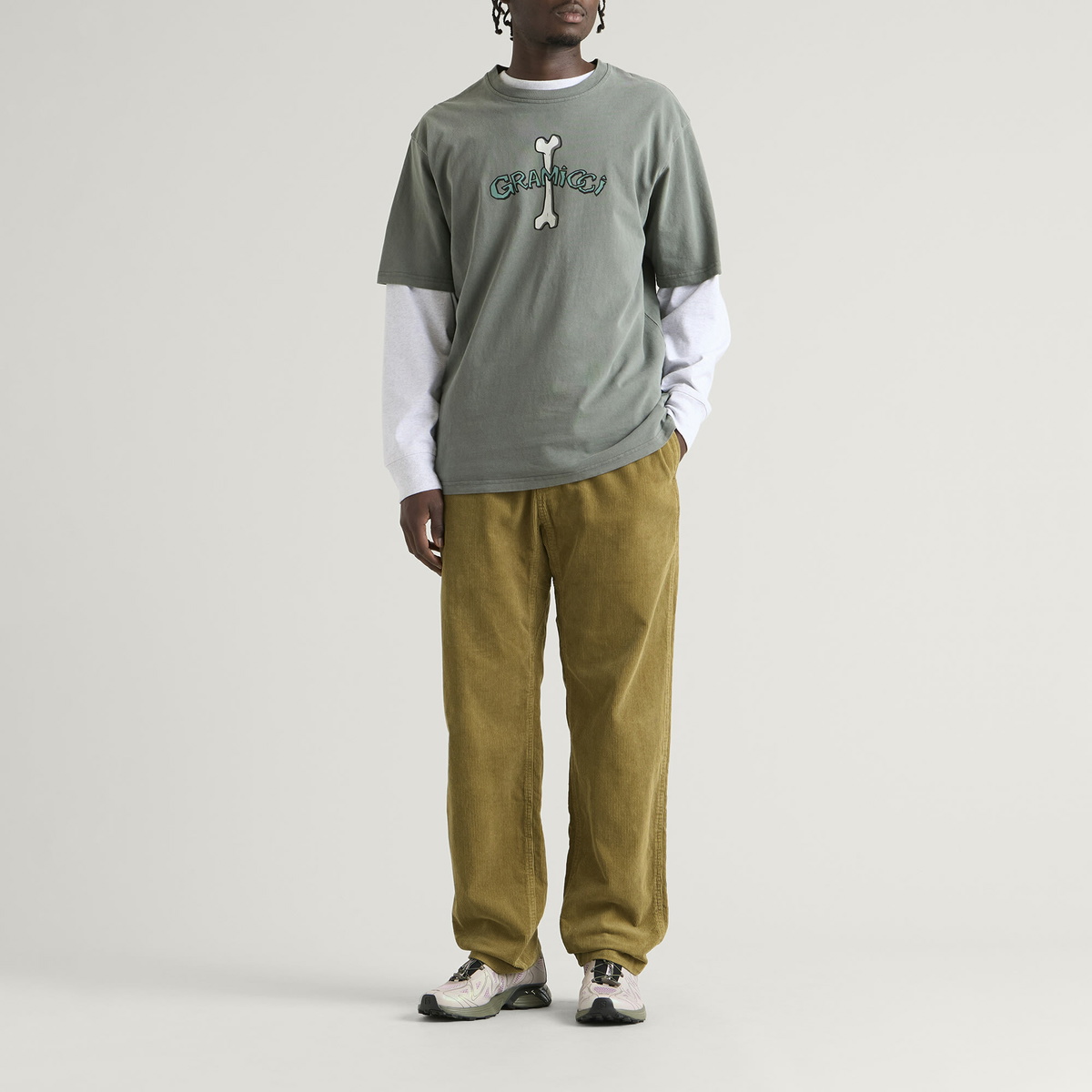 Gramicci Men's Corduroy Core Pant in Tan