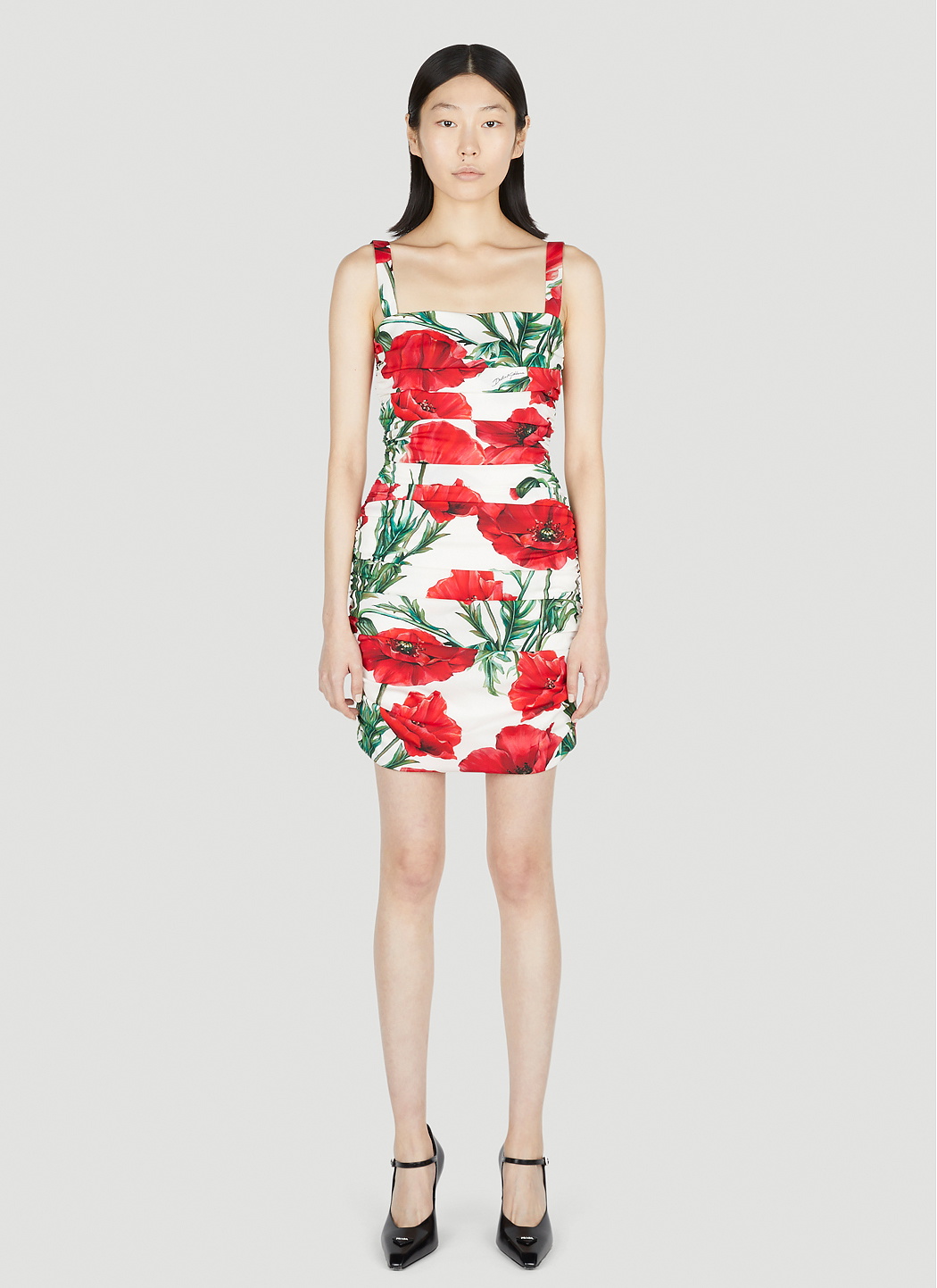 Dolce&Gabbana Poppy Print Dress