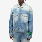 Nahmias Men's Playground Upcycled Denim Jacket in Light Wash