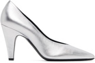 ALAÏA Silver Cone Heels