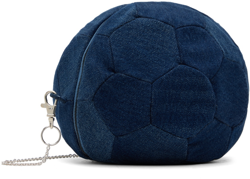 Bless Navy BC Football Denim Bag