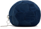 Bless Navy BC Football Denim Bag
