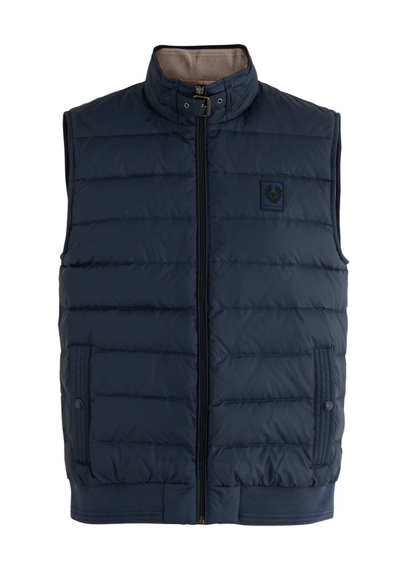 Photo: Belstaff Circuit Quilted Nylon Gilet Blue