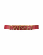 Twinset Womens Belt Brick