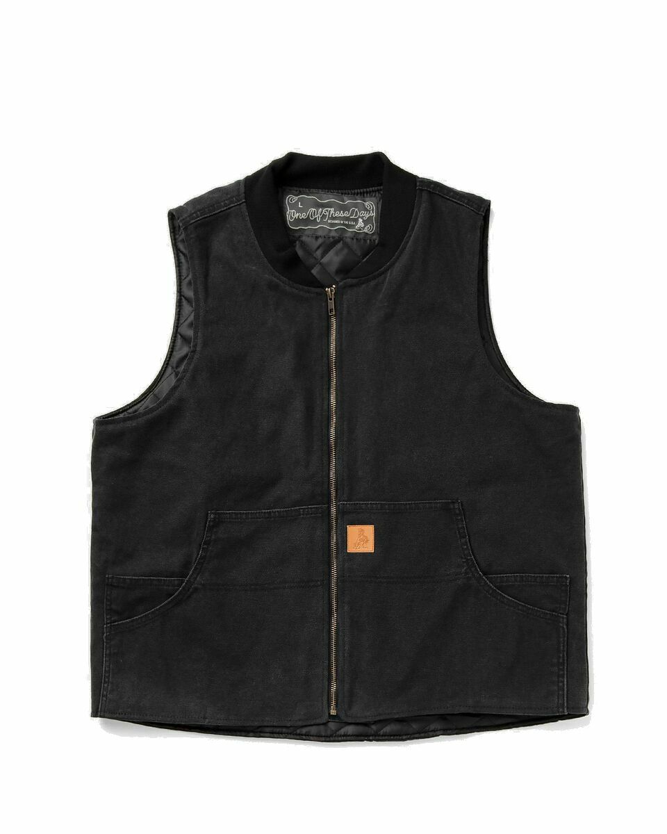 Photo: One Of These Days Work Vest Black - Mens - Vests