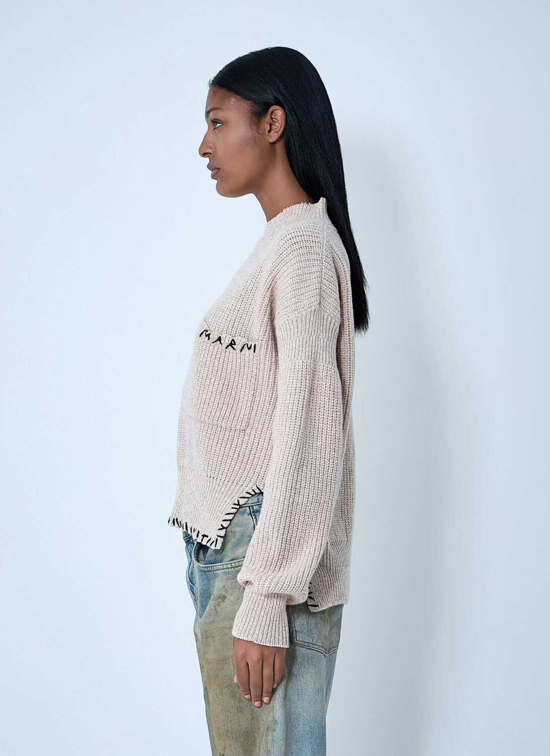 Marni Logo Embroidery Sweater