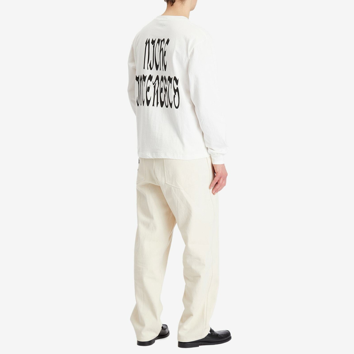 Heresy Men's Niche Longsleeve T-Shirt in Ecru