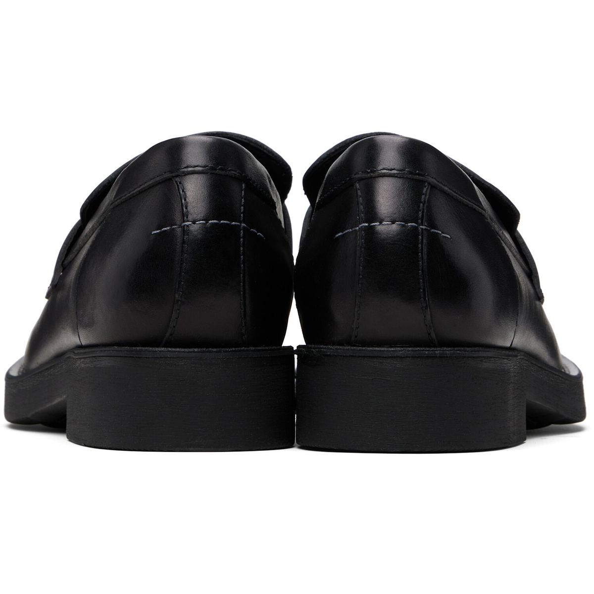 MM6 Maison Margiela Black City Biker Loafers