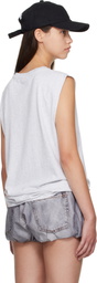 Acne Studios Gray Logo Tank Top