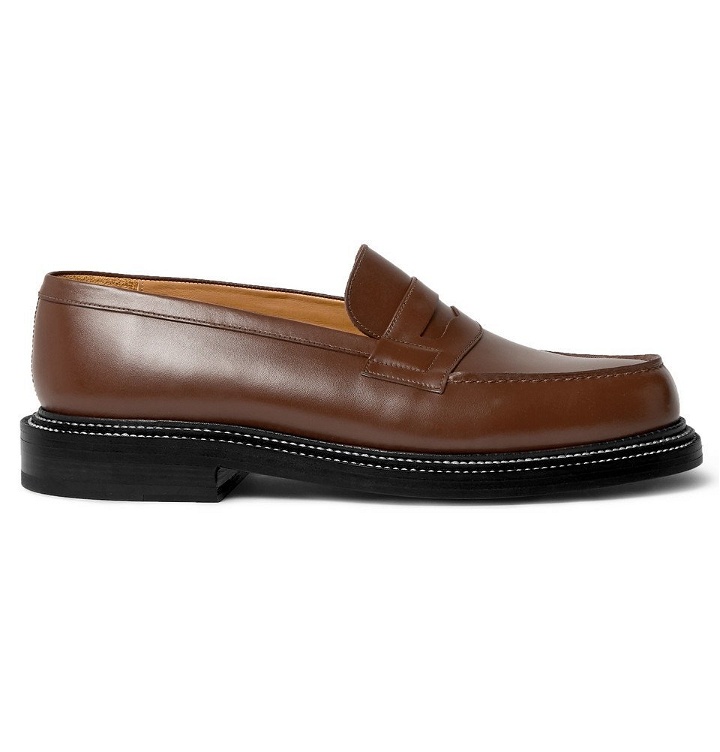 Photo: J.M. Weston - 180 The Moccasin Leather Loafers - Light brown