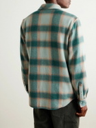 God's True Cashmere - Checked Cashmere Shirt - Green