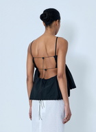Cecilie Bahnsen CBselena Embroidered Taffeta Top