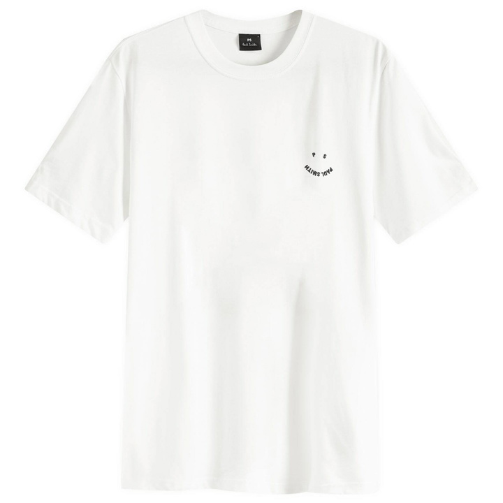 Photo: Paul Smith Men's PS Happy T-Shirt in White
