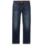 Nudie Jeans - Grim Tim Slim-Fit Organic Stretch-Denim Jeans - Blue