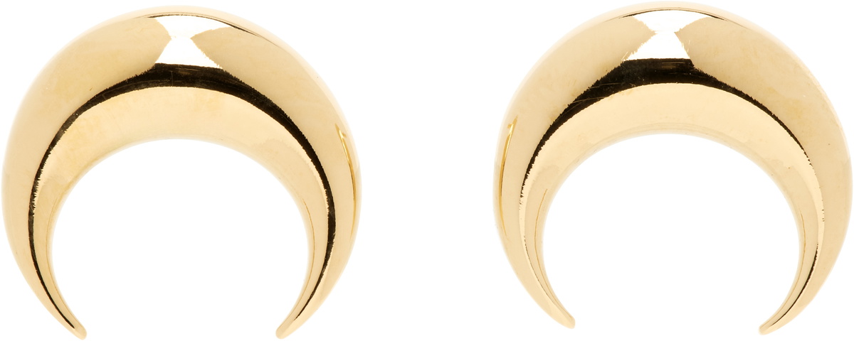 Marine Serre Moon Stud Earrings