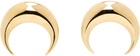 Marine Serre Moon Stud Earrings