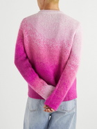 ERL - Dégradé Mohair-Blend Sweater - Pink