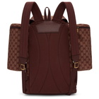 Gucci Burgundy Large GG Backpack