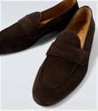 Kiton Suede penny loafers