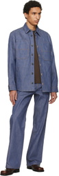 A.P.C. Blue Noah Denim Jacket