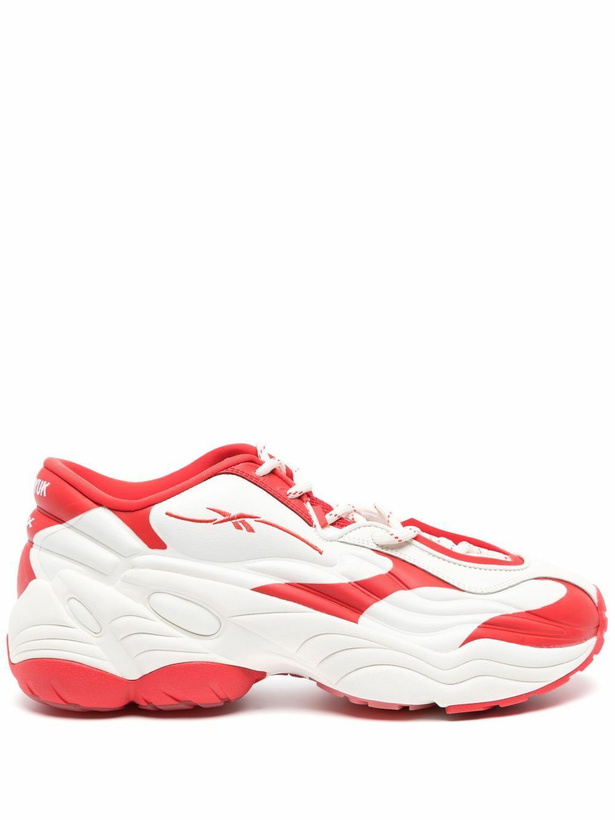 Photo: Reebok LTD X Kanghyuk White And Red DMX Run 6 Modern Sneakers