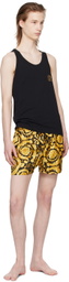 Versace Underwear Black Print Tank Top