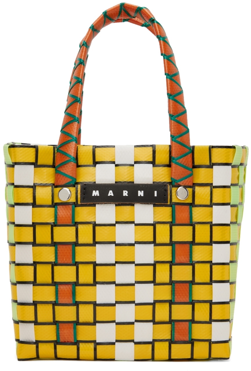 ★TOUT Y EST★ Micro Quilting Bag YELLOW K3343LBG16YLW Quilter's Big Tote | Windmill Quilt Block | Quilted Bag