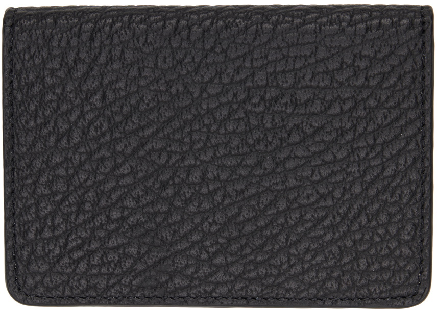 Maison Margiela Black Four Stitches Card Holder
