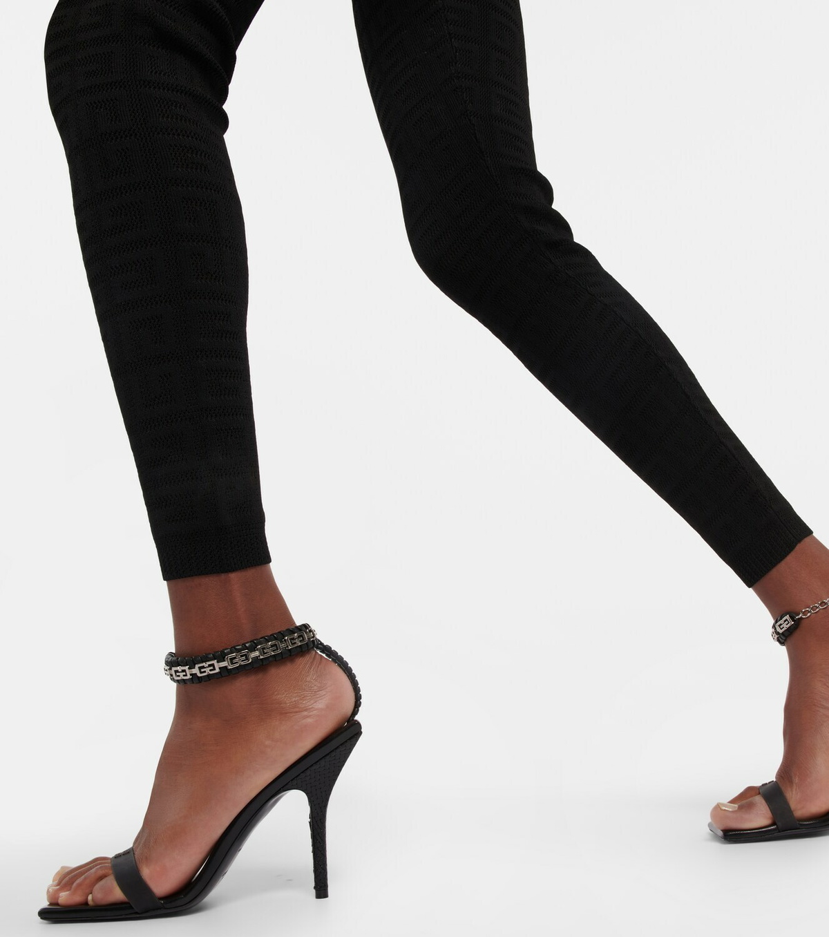 Givenchy - Logo jacquard leggings