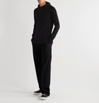 Rick Owens - Slim-Fit Cashmere and Wool-Blend Hoodie - Black