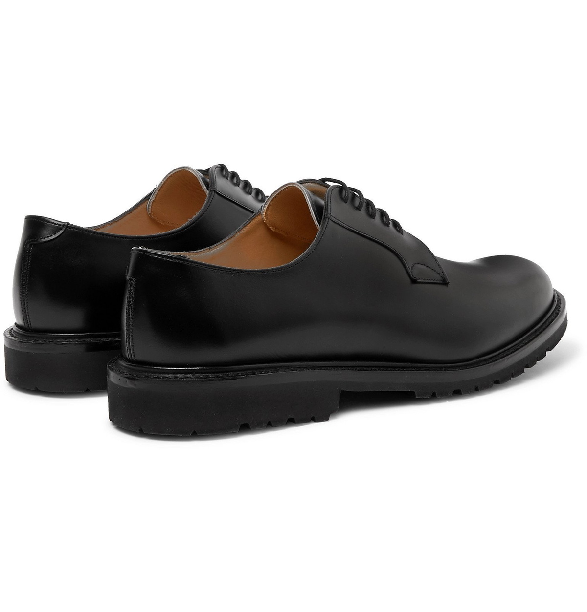 Cheaney - Covent Leather Derby Shoes - Black