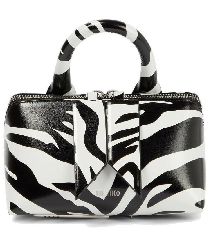 Photo: The Attico Friday Mini zebra-print leather tote bag