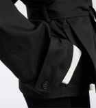 The Frankie Shop Tavea belted double-breasted jacket