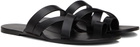 The Row Black Kris Sandals