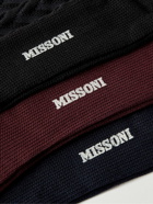 Missoni - Three-Pack Jacquard-Knit Socks - Multi
