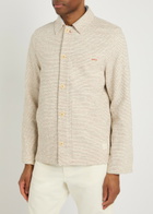 PS Paul Smith Woven Cotton-blend Overshirt Ecru