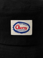 Cherry Los Angeles - Logo-Appliquéd Cotton-Twill Bucket Hat - Black