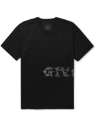 Givenchy - Oversized Logo-Print Cotton-Jersey T-Shirt - Black